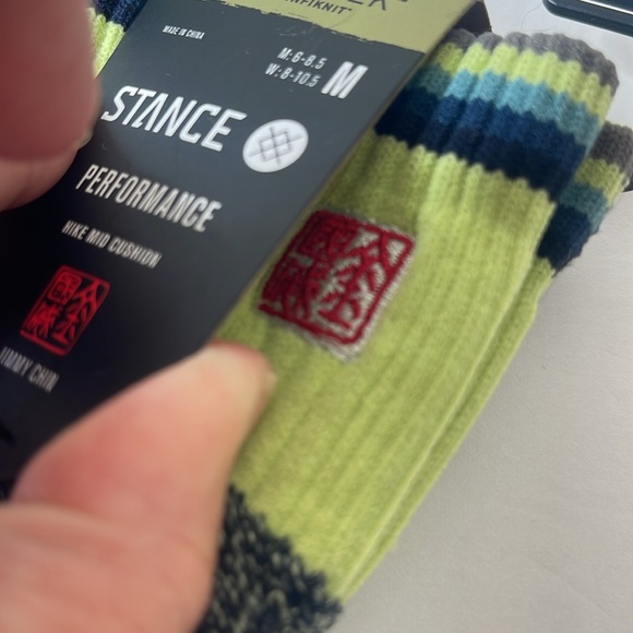 Stance Performance Hike Mid Cushion Wool Blend Crew Socks Size Medium - Picture 11 of 16